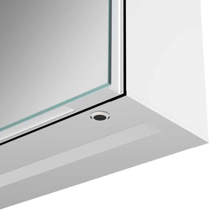 Rika 500mm 1 Door Front-Lit LED Mirror Cabinet
