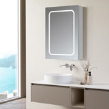 Rika 500mm 1 Door Front-Lit LED Mirror Cabinet