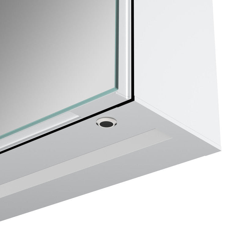 Rika 600mm 2 Door Front-Lit LED Mirror Cabinet