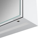 Rika 600mm 2 Door Front-Lit LED Mirror Cabinet