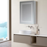 Suki 500mm 1 Door Front-Lit LED Mirror Cabinet