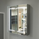 Suki 600mm 2 Door Front-Lit LED Mirror Cabinet