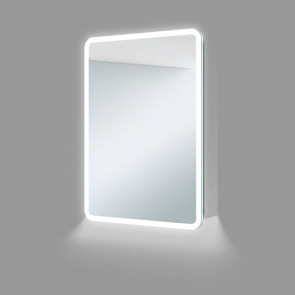 Akari 500mm 1 Door LED Mirrored Cabinet