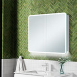 Akari 600mm 2 Door LED Mirrored Cabinet
