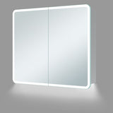 Akari 600mm 2 Door LED Mirrored Cabinet