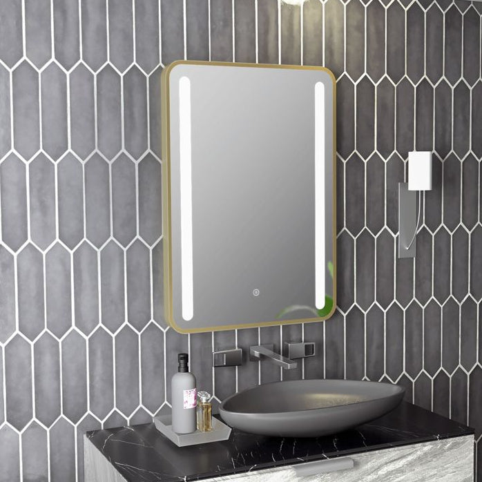 Frontier 500x700mm Rounded Front-Lit LED Mirror