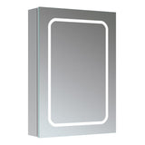 Rika 500mm 1 Door Front-Lit LED Mirror Cabinet