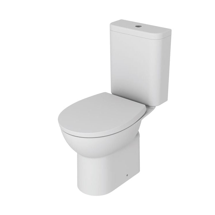 Close Coupled Rimless WC & Soft Close Seat