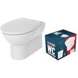 //2Go Rimless Back To Wall WC & Soft Close Seat