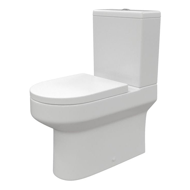 Laurus Rimless Close Coupled Fully Shrouded WC & Soft Close Seat