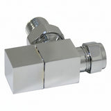 Square Chrome Radiator Valves