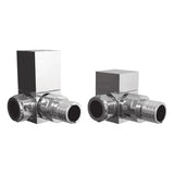 Square Chrome Radiator Valves