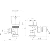 Round Thermostatic Radiator Valves