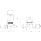 Round Thermostatic Radiator Valves