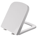 Cedarwood Rimless Short Projection Close Coupled Open Back WC & Wrapover Soft Close Seat