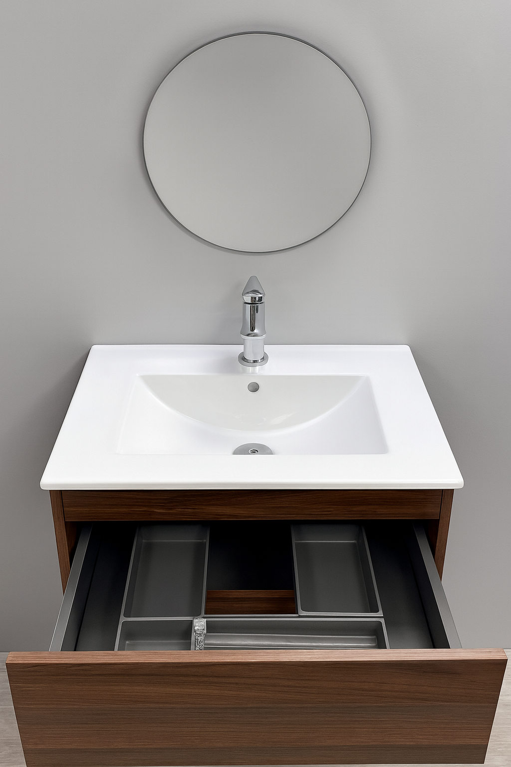 Silka Wall Hung Vanity Set 600mm X 500mm