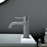 Coruni Basin Mixer tap gunmetal grey