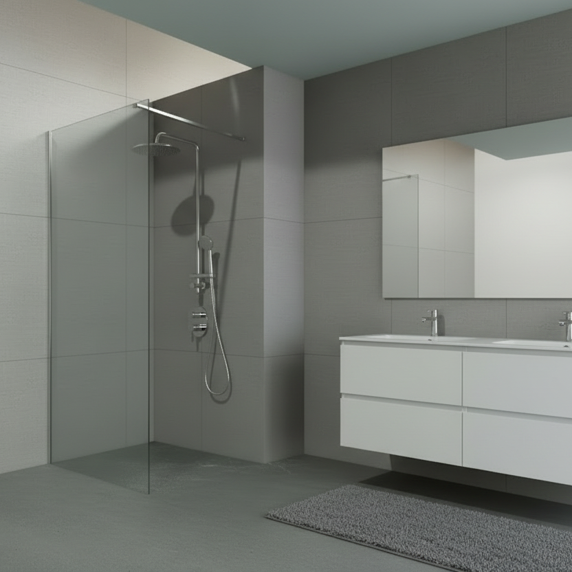 Aqua Walk In Shower Screen