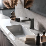 Blaze basin mixer tap gunmetal grey