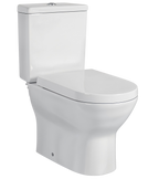 Bathroom Basic white ceramic Set - 4 Items