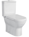 Bathroom Basic white ceramic Set - 4 Items