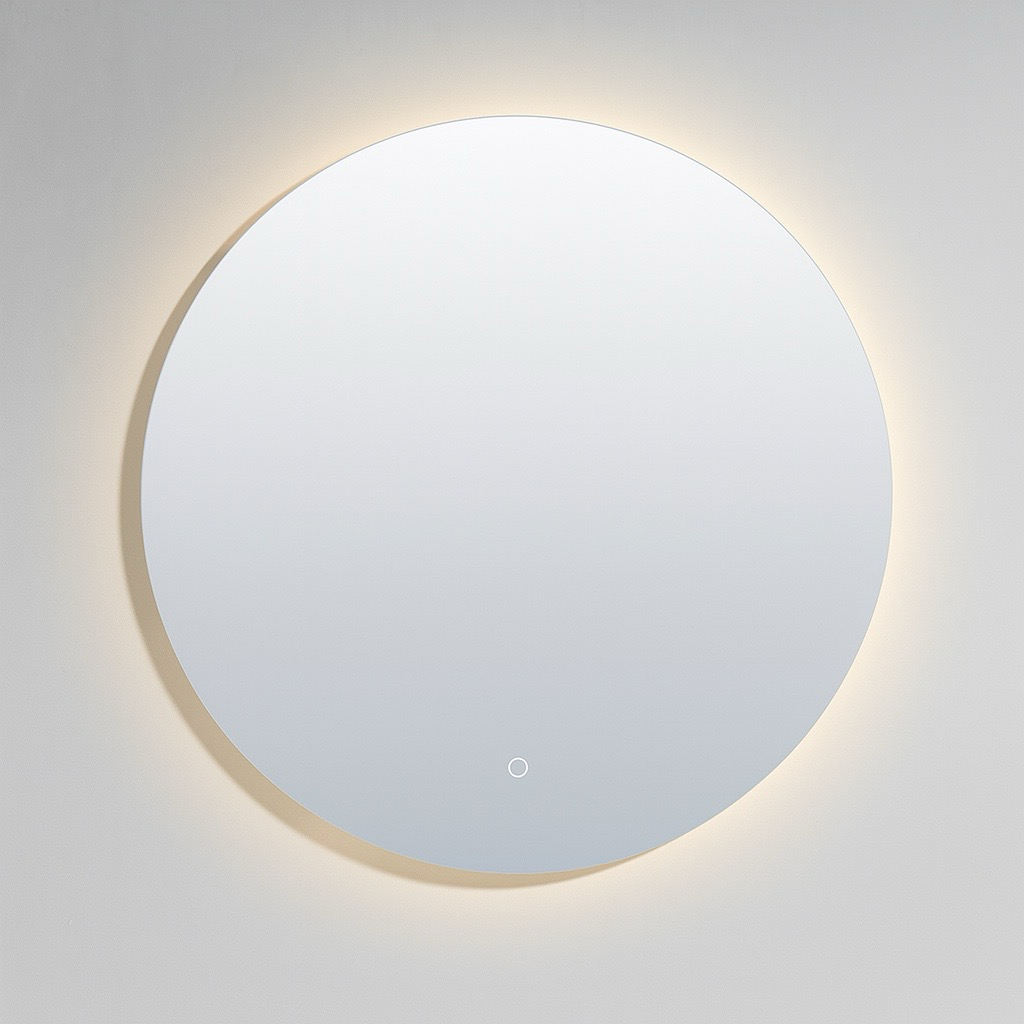 ROUNDED ANTI FOG MOTION SENSOR LED MIRROR 600MM DIAMETER