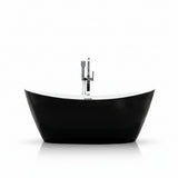 NOIR Freestanding Bathtub black/white 1710mm