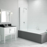 Merlyn 800x1500mm Single Square Bath Screen (6mm)