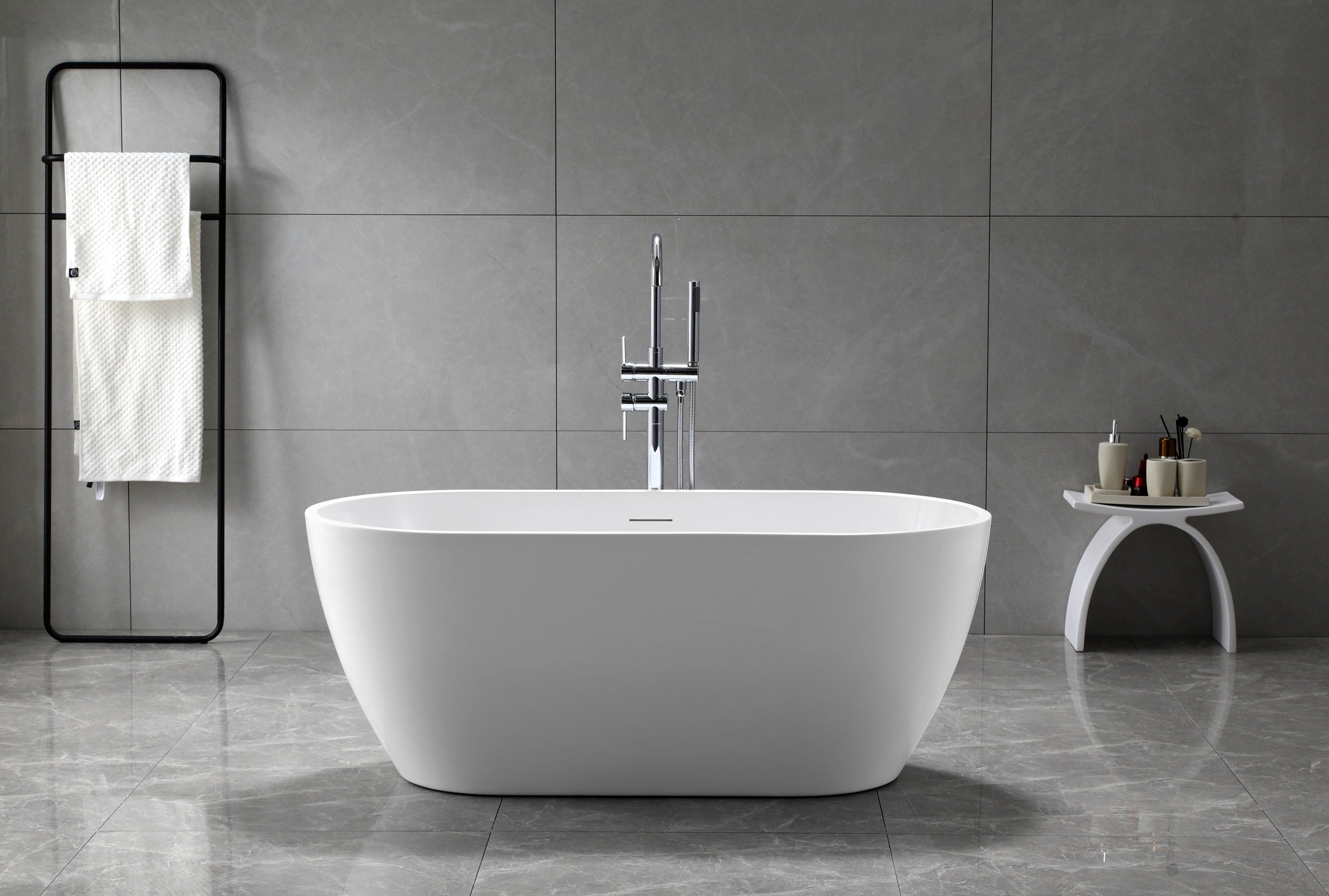 OPAL Freestanding Bathtub white 1700MM X 800MM X 580MM