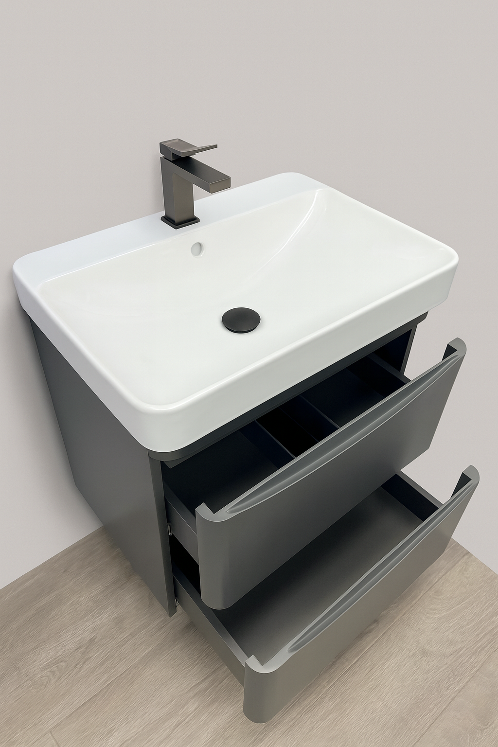 Vita wall hung vanity set 600mm X 500mm