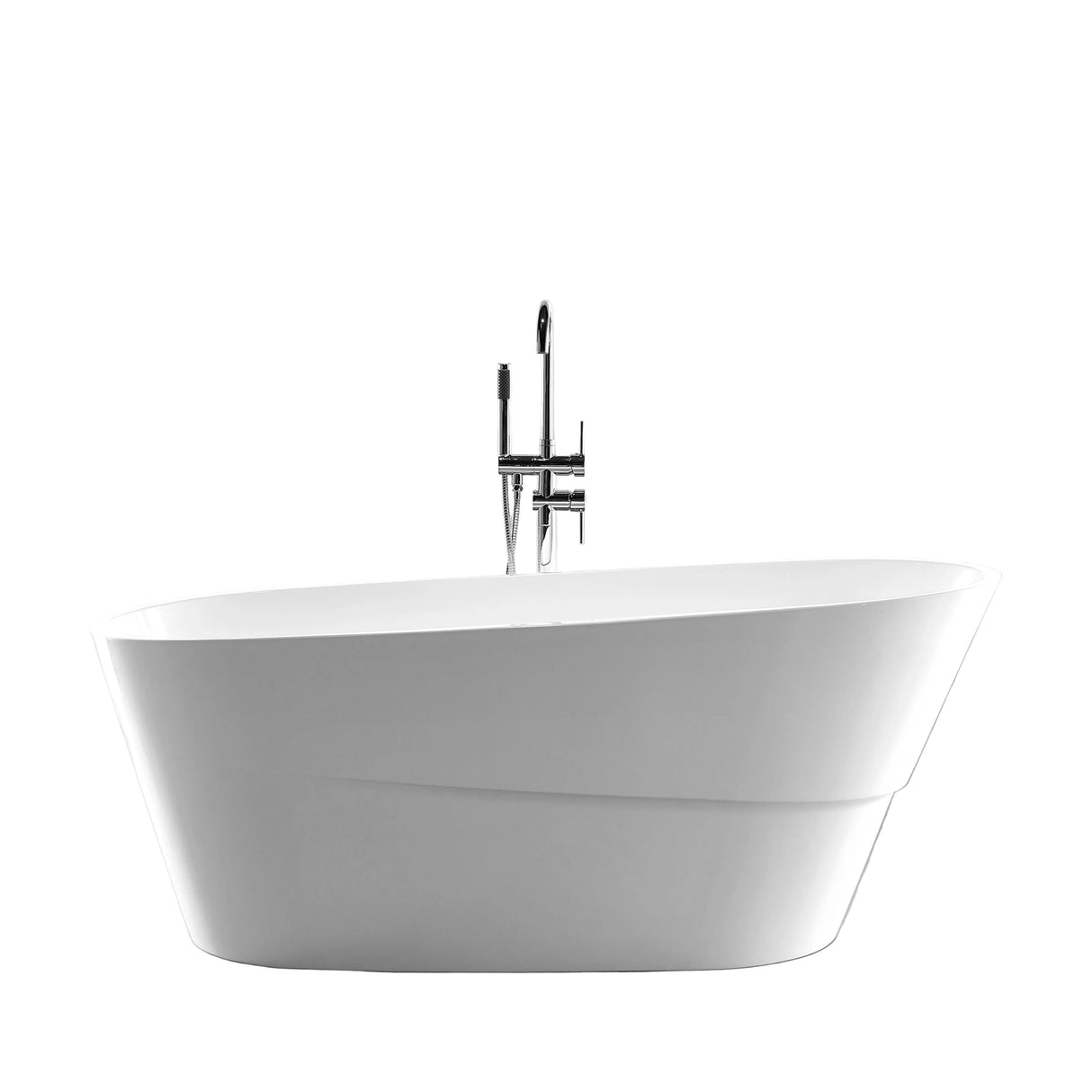 OVO Freestanding Bathtub White 1700MM