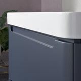 Lambra 2 Drawer Wall Hung Cloakroom vanity Unit