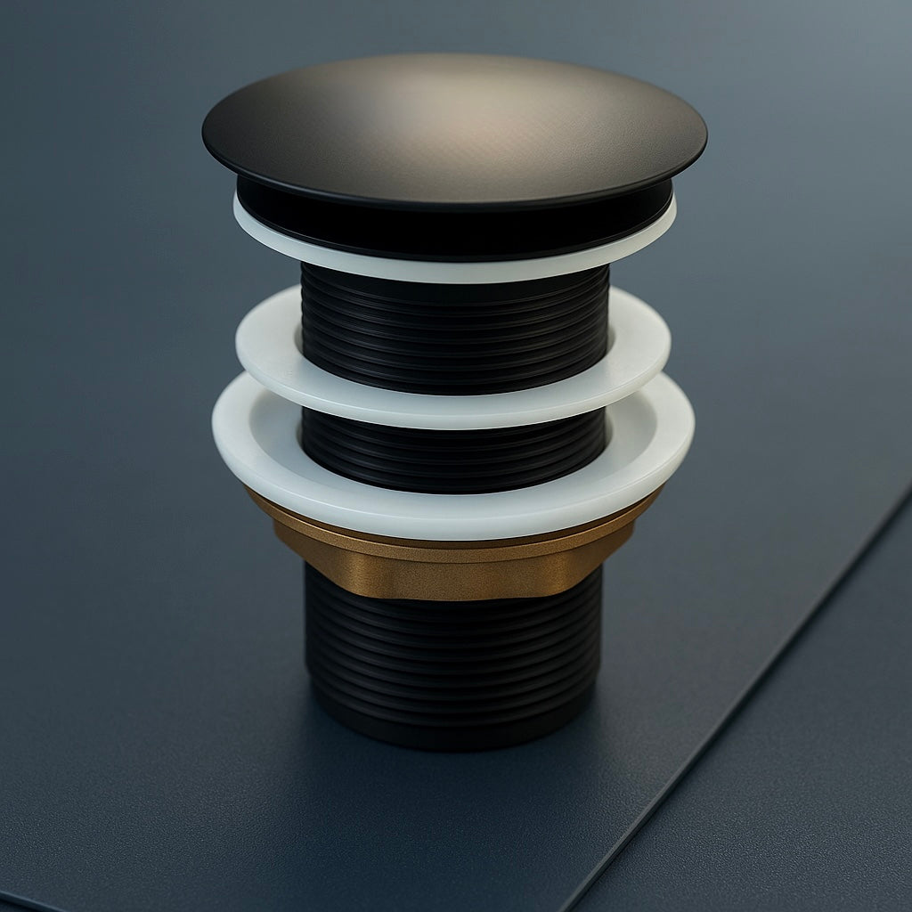 basin stainless steel popup without hole