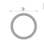 Zafiro Resin LED wall hung vanity set 1200MM X 500MM