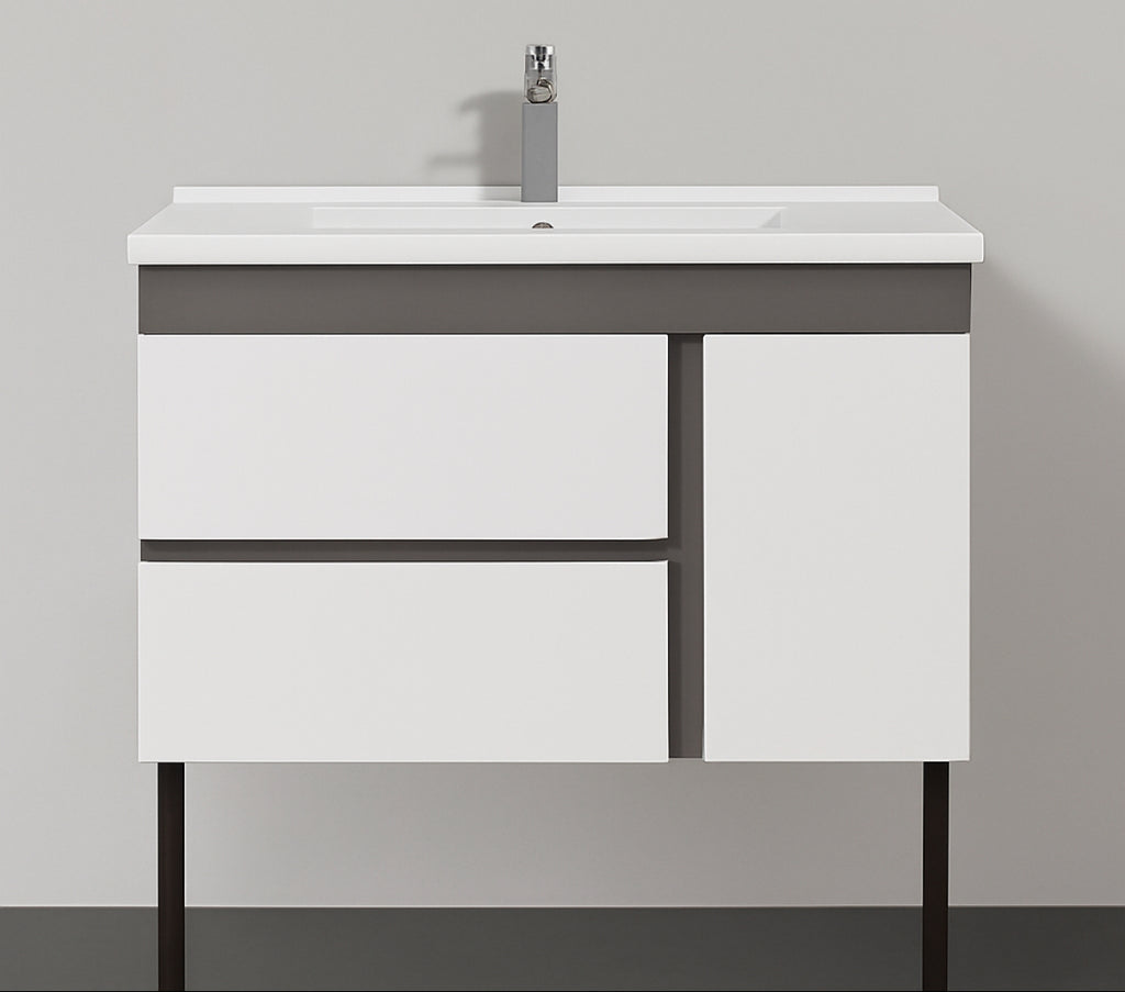 Luz wall hung cabinet vanity 800mm X 500mm