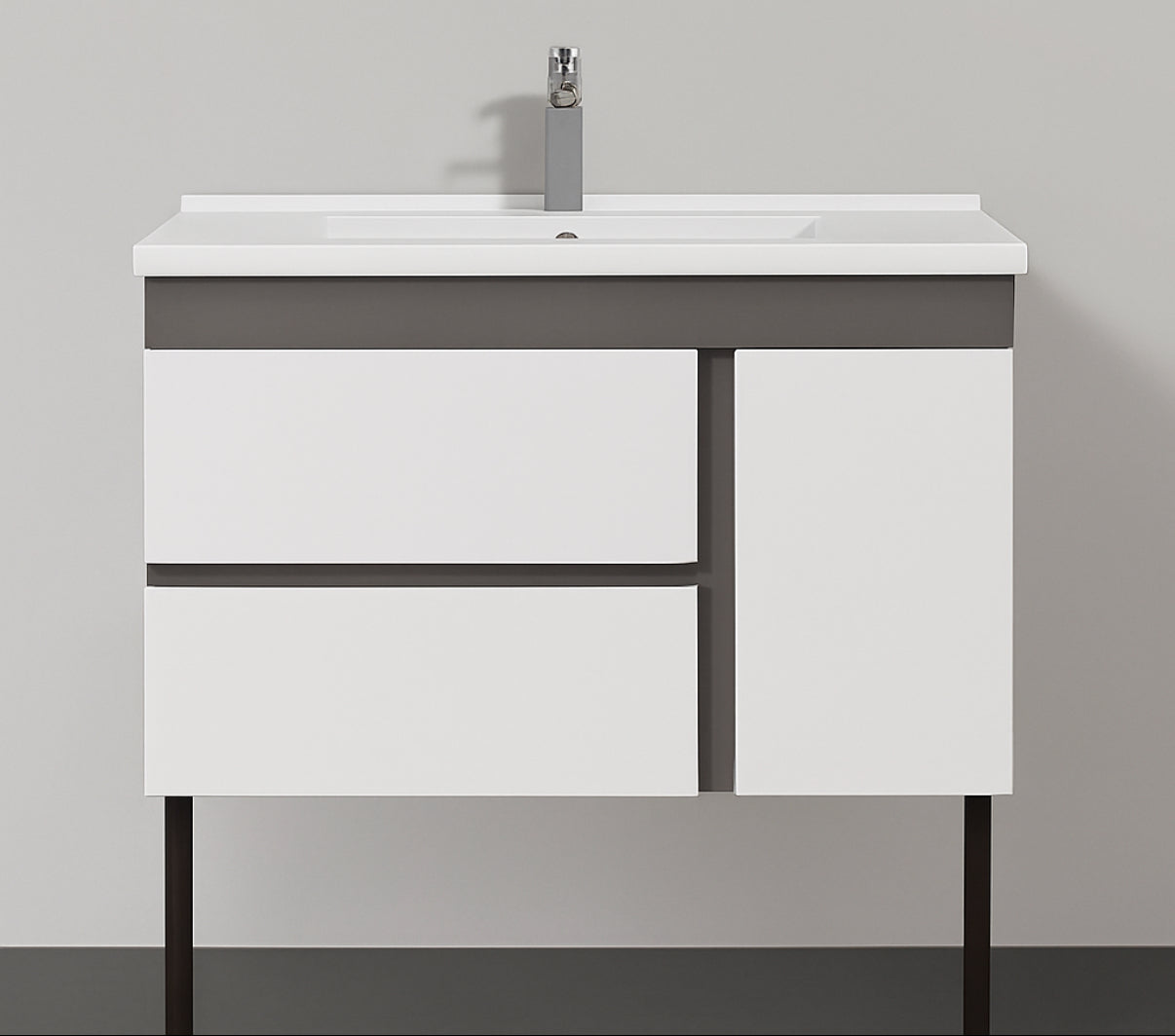 Luz wall hung cabinet vanity 800mm X 500mm