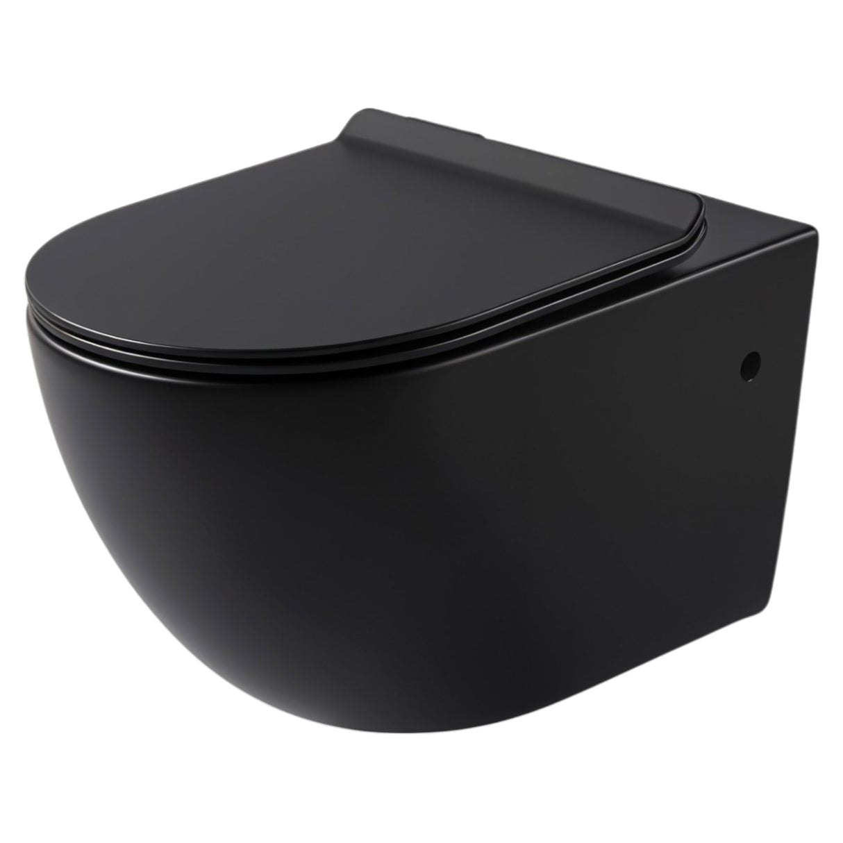 Grohe Cistern frame and Black Wall Hung rimless Toilet Set