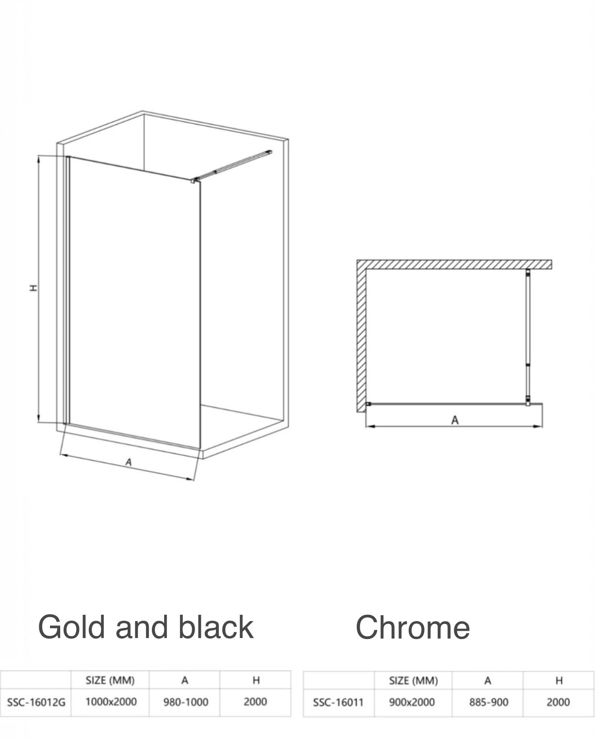 Black bathroom full set 8 pieces