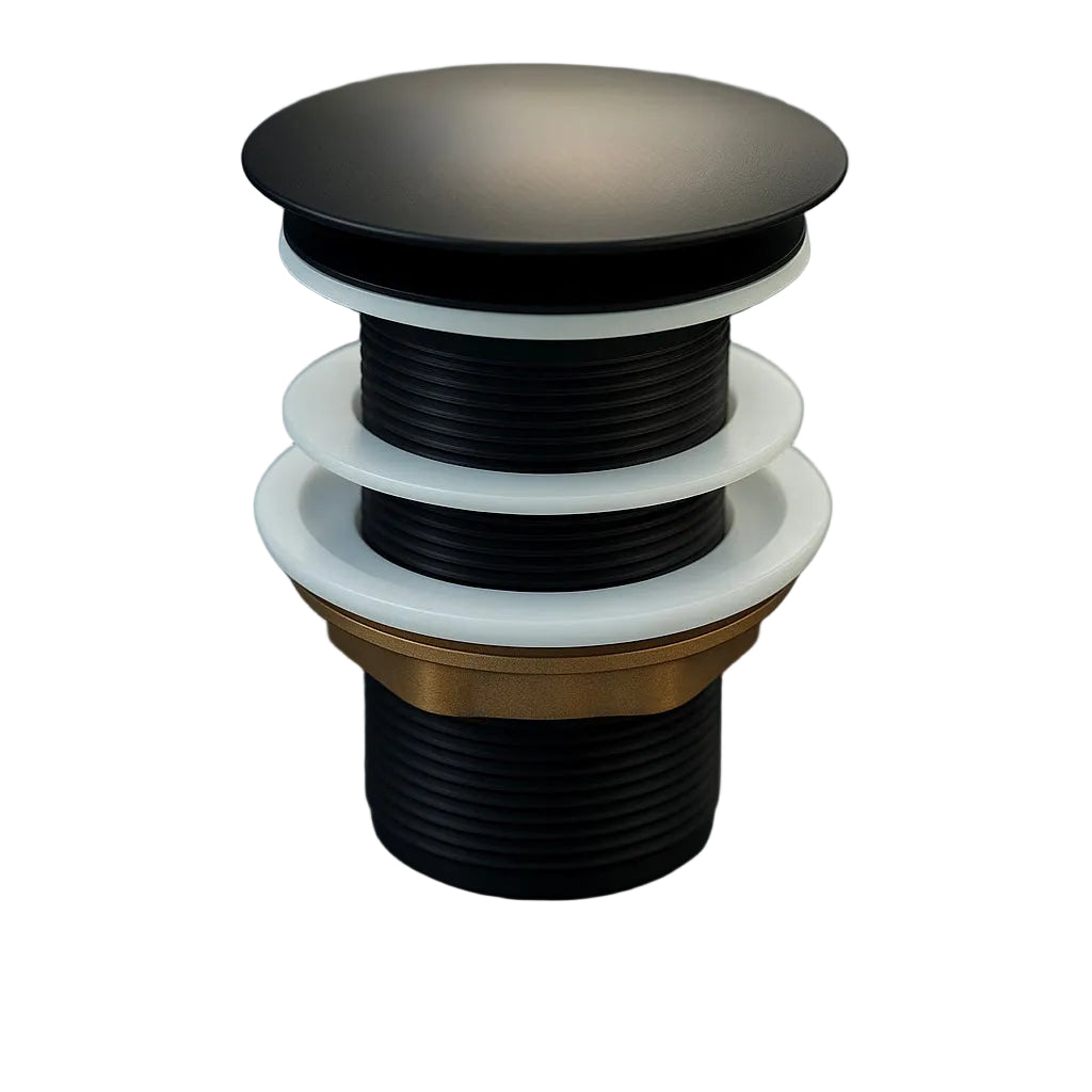 Basin Pop Up Unslotted Waste matte black