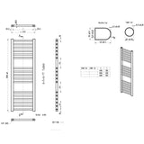 Grada Straight 30mm Ladder Radiator