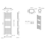 Grada Straight 30mm Ladder Radiator