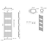 Grada Straight 30mm Ladder Radiator