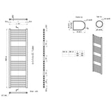 Grada Straight 30mm Ladder Radiator