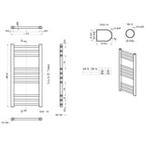 Grada Straight 30mm Ladder Radiator