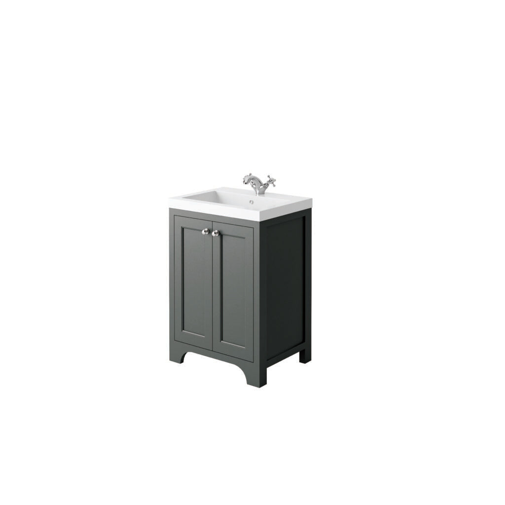 Brunswick Floor Standing 2 Door Basin Unit & Basin