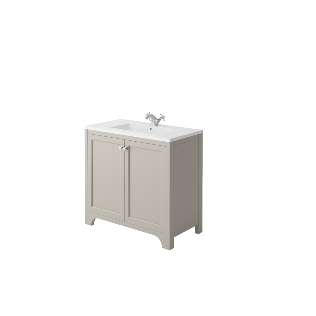 Brunswick Floor Standing 2 Door Basin Unit & Basin