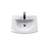 nuie Havana 500mm Autumn Oak 2 Drawer Wall Hung Vanity Unit With U-Shaped Curved Basin