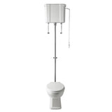 nuie lux Hunton Traditional High Level Toilet With Cistern & Flush Pipe