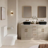 nuie lux Heacham Flush to Wall Toilet With Cistern & Seat