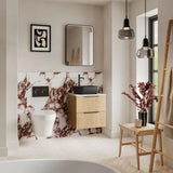 nuie lux Heacham 360mm Wall Hung Pan With Seat